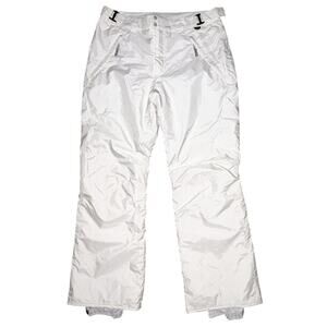 Columbia Insulated Omni-Tech White Ski Snow Pants Women's Large